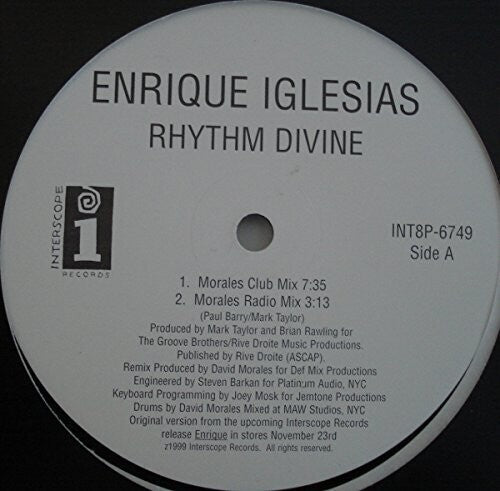 Enrique Iglesias: Rhythm Divine – Victrola