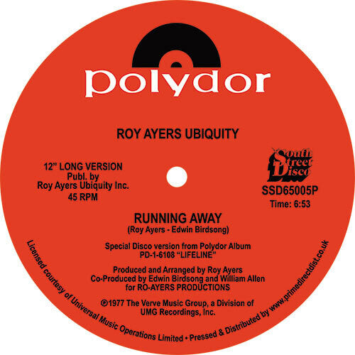 Roy Ayers Ubiquity: Running Away / Love Will Bring Us Back