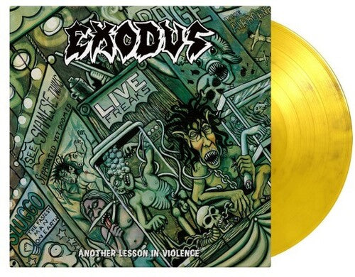 Exodus: Another Lesson In Violence- Limited 180-Gram Yellow u0026 Black Ma –  Victrola