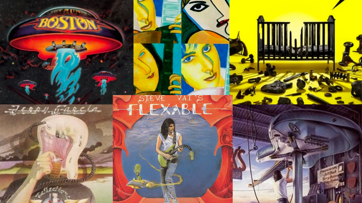 International Guitar Month, Pt. 2: Artistic Vinyl Record Covers Featuring Guitars