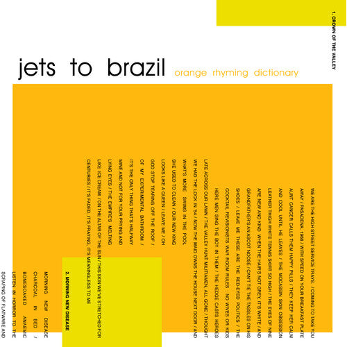 Jets to Brazil: Orange Rhyming Dictionary