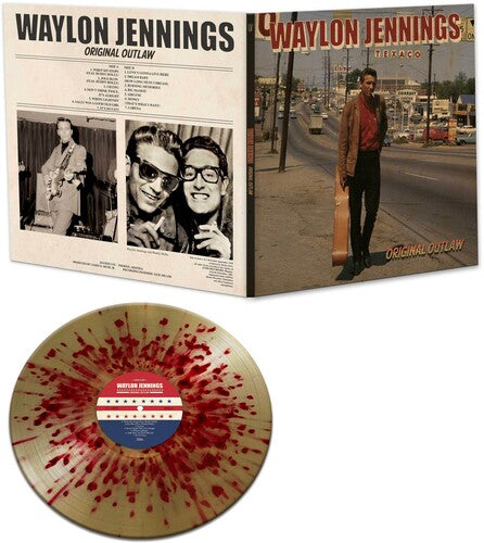 Waylon Jennings: Original Outlaw - Red/gold Splatter