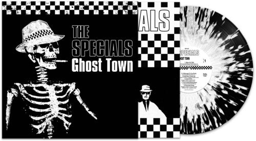 The Specials: Ghost Town - Black/white Splatter