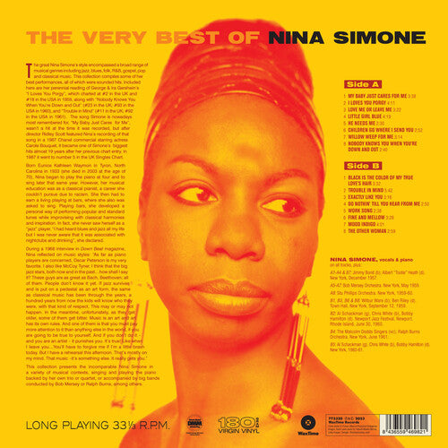 Nina Simone: Very Best Of Nina Simone - Limited 180-Gram Vinyl