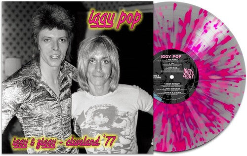 Iggy Pop: Iggy & Ziggy - Cleveland '77 - Silver/pink Splatter