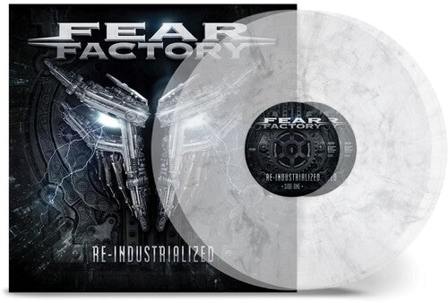Fear Factory: Re-Industrialized - Clear & Silver Marble