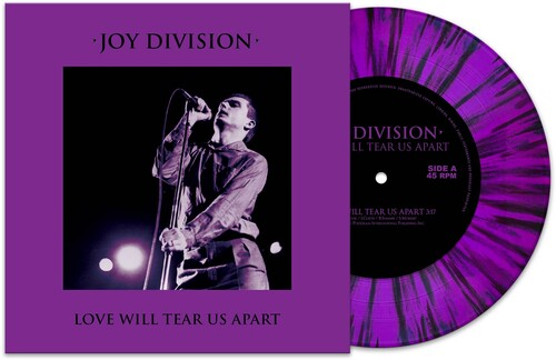 Joy Division: Love Will Tear Us Apart - Purple/black Splatter