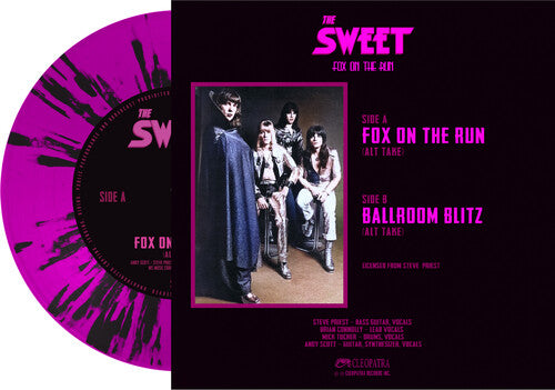 Sweet: Fox On The Run - PINK/BLACK SPLATTER