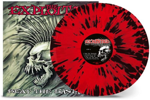 The Exploited: Beat the Bastards - Trans Red & Black Splatter