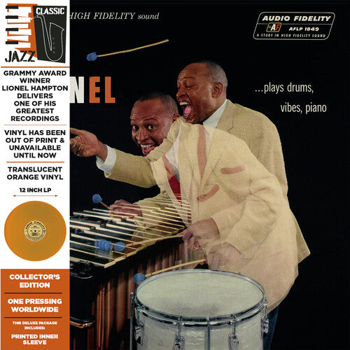 Lionel Hampton: Lionel... Plays Drums, Vibes, Piano - Translucent Orange