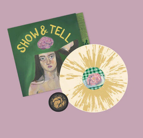 Bored at My Grandmas House: Show & Tell - Cream Colored Vinyl With Mustard Yellow Splatter