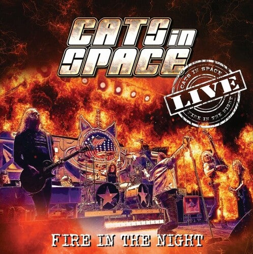 Cats in Space: Fire In The Night: Live - Red Vinyl