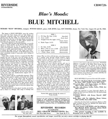 Blue Mitchell: Blue's Moods (Original Jazz Classics Series)