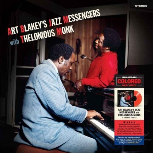 Art Blakey: Art Blakey's Jazz Messengers With Thelonious Monk - Limited 180-Gram Red Colored Vinyl with Bonus Tracks