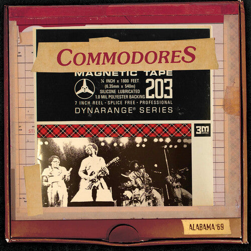 Commodores: Alabama '69 - Red/Gold Splatter