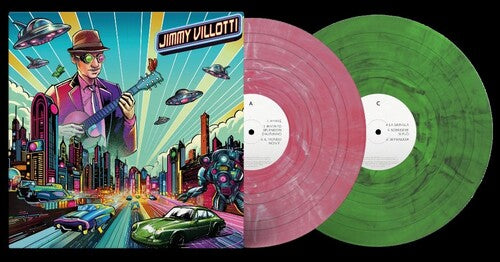 Jimmy Villotti: Jimmy Villotti - Pink & Green Marble Vinyl