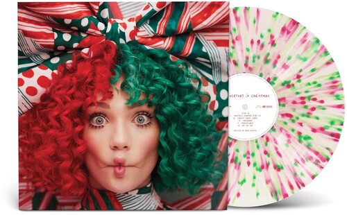 Sia Kate Isobelle Furler: Everyday Is Christmas - Peppermint (White with Red & Green Splatter) Colored Vinyl