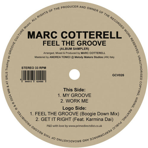 Marc Cotterell: Feel The Groove