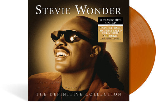 Stevie Wonder: Definitive Collection - Translucent Orange Colored Vinyl