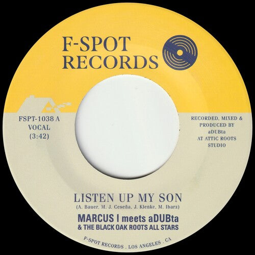 Marcus I Meets Adubta: Listen Up My Son B/w Version
