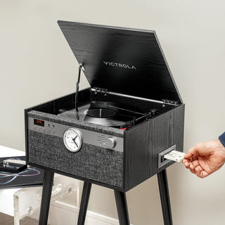 The Century Signature+ 6-in-1 Wood Record Player Image 2