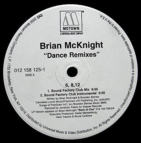 Brian McKnight: 6 8 12 Inches