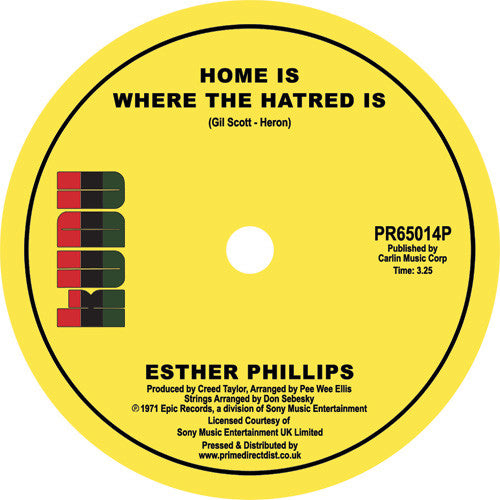 Esther Phillips: Home Is Where the Hatred Is / I've Never Found a
