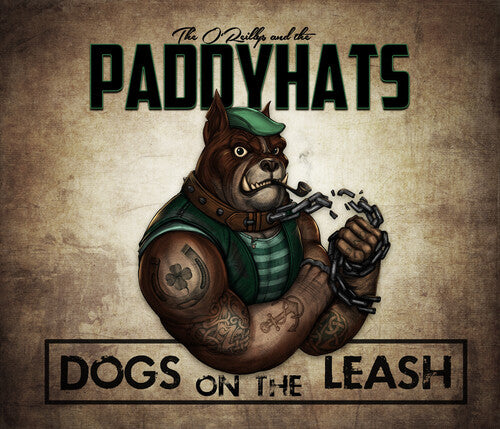 O'Reillys & The Paddyhats: Dogs On The Leash (mint Green & Orange Splatter)