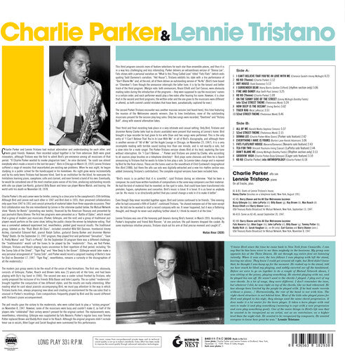 Charlie Parker With Lennie Tristano [180-Gram Blue Colored Vinyl]