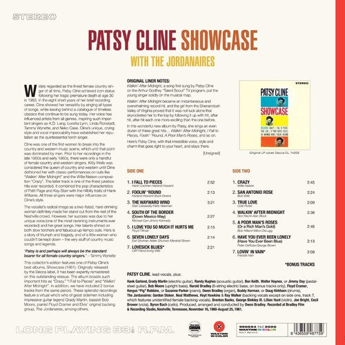 Patsy Cline: Showcase [180-Gram Colored Vinyl With Bonus Tracks]