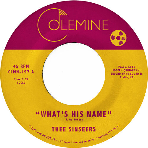 Thee Sinseers: What's His Name