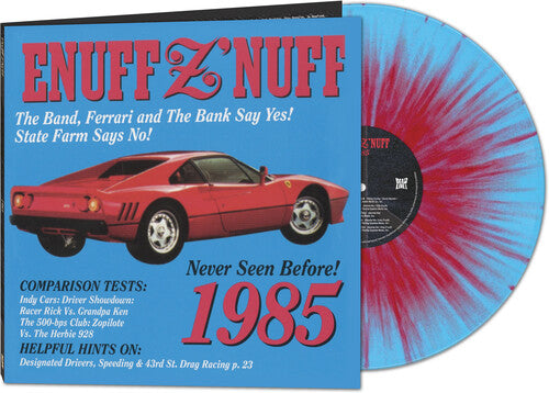 Enuff Z'nuff: 1985 (Blue & Red Starburst)