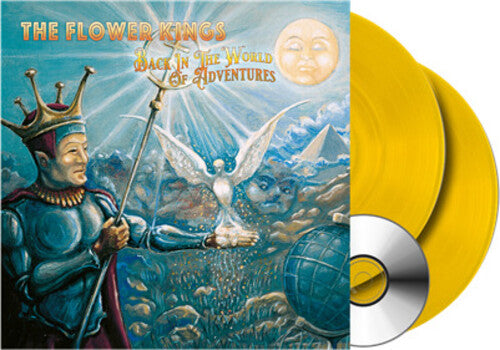 The Flower Kings: Back In The World Of Adventures - Transparent Sun Yellow Vinyl + CD & LP Booklet