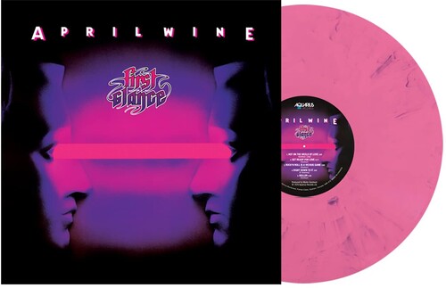 April Wine: First Glance - Pink With Purple Swirl Vinyl 180G