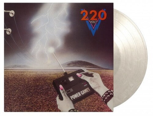 220 Volts: Power Games - Limited 180-Gram Crystal Clear & White Marble Colored Vinyl