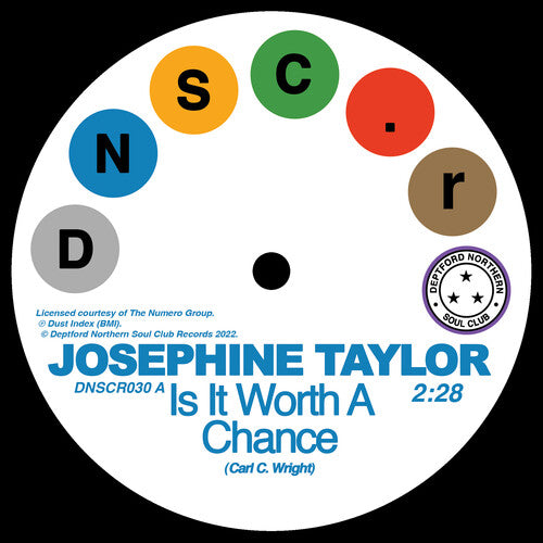 Josephine Taylor: Is It Worth A Chance/Satisfied