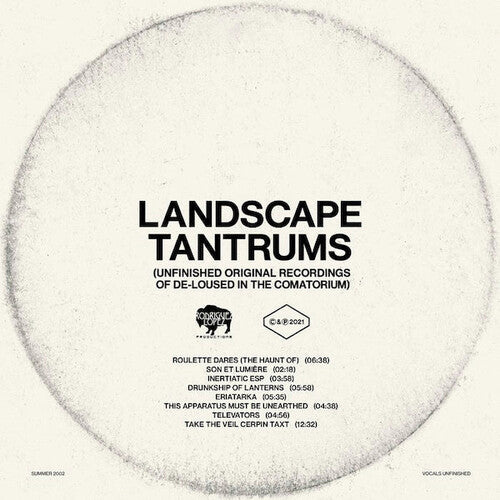 The Mars Volta: Landscape Tantrums: Unfinished Original Recordings Of De-Loused In The Comatorium - Clear Vinyl