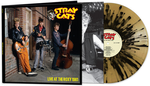 Stray Cats: Live At The Roxy 1981 - Gold/black Splatter