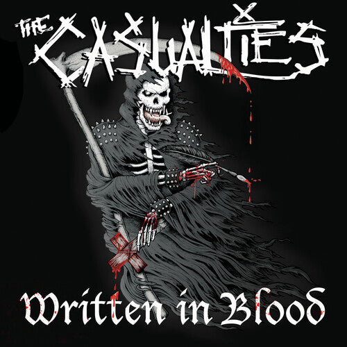 The Casualties: Written In Blood - White