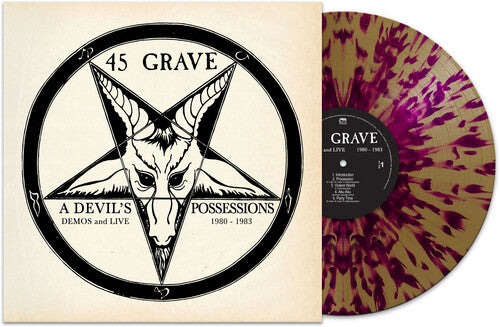 45 Grave: A Devil's Possessions - Demos & Live 1980-1983 - GOLD/PURPLE SPLATTER