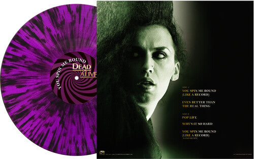 Dead or Alive: You Spin Me Round - Purple/black Splatter
