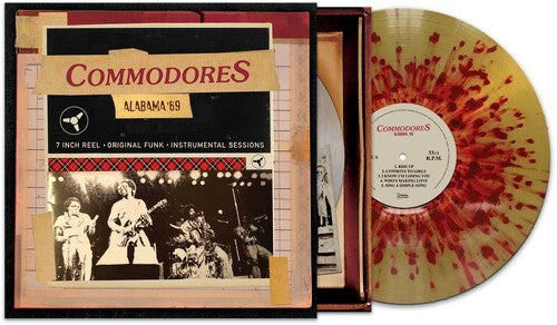 Commodores: Alabama '69 - Red/gold Splatter