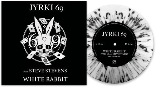 Steve Stevens: White Rabbit - Black/white Splatter