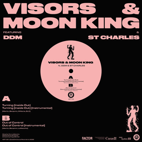 Visors & Moon King: Turning (inside Out) B/w Out Of Control