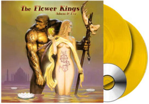 The Flower Kings: Adam & Eve (Re-issue 2023) - Limited Gatefold Transparent sun yellow 2LP+CD & LP-Booklet