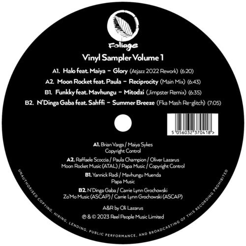 Various Artists: Foliage Records : Vinyl Sampler Vol. 1 (Various Artists)