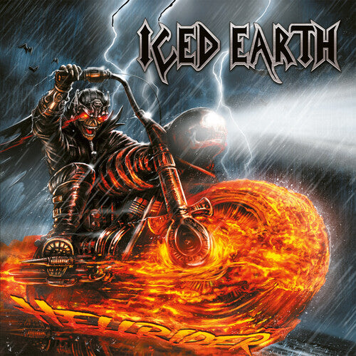 Iced Earth: Hellrider - Red/yellow/black Splatter