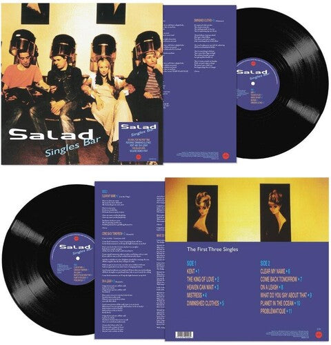 Salad: Singles Bar - 140-Gram Black Vinyl with Autographed Print