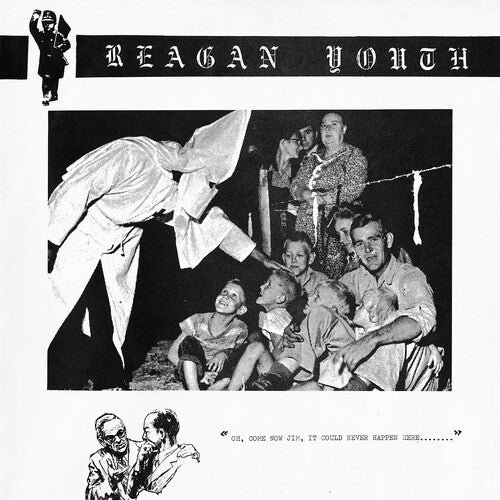 Reagan Youth: Youth Anthems For The New Order - BLACK & WHITE SPLATTER