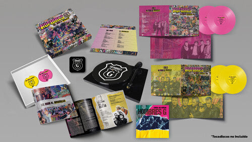 Hombres G: Del Rosa Al Amarillo - Yellow & Pink 4LP Box incl. 2CD, Slipmat, Booklet, Patch & Sheet